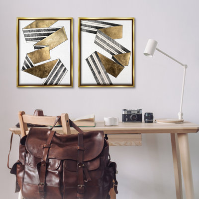 "Cascading Ribbon" par Vanna Lam, 2 pièces sur toile