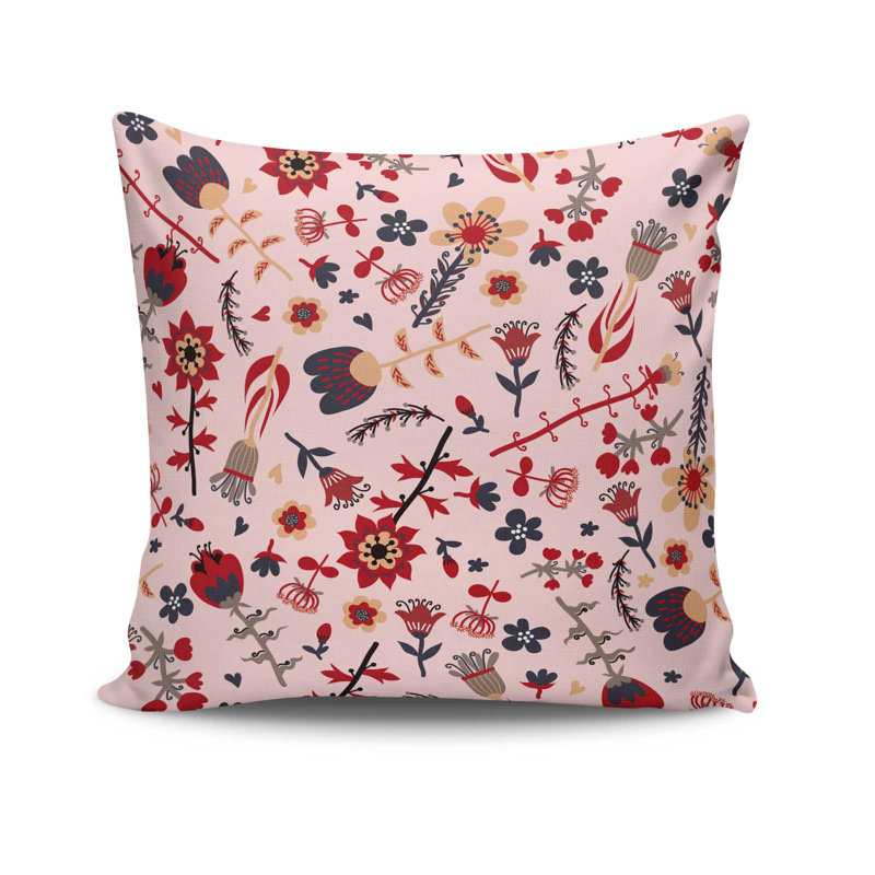 Housse de coussin carré en polyester Pawlonka