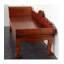 Chaise longue de style classique Ming-Qing en bois d'orme sculptée pour chambre et salon-305092702
