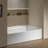 WOODBRIDGE 60” X 32” Composite Rectangular 3-Wall Alcove Tub (Tub Surrounded Compatible), Drain Hole-117789287