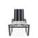 Holna Outdoor Rust-Resistant Metal Chaise Lounge