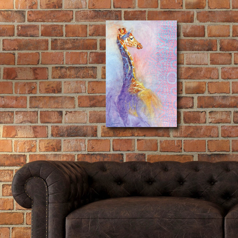 «The Lookout Giraffe» par Robert Campbell, H 24 po x l 16 po x P 0,2 po