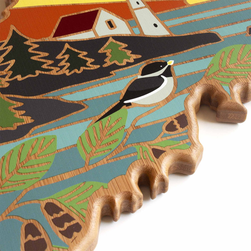 Maine Cutting & Serving Board with Artwork by Summer Stokes