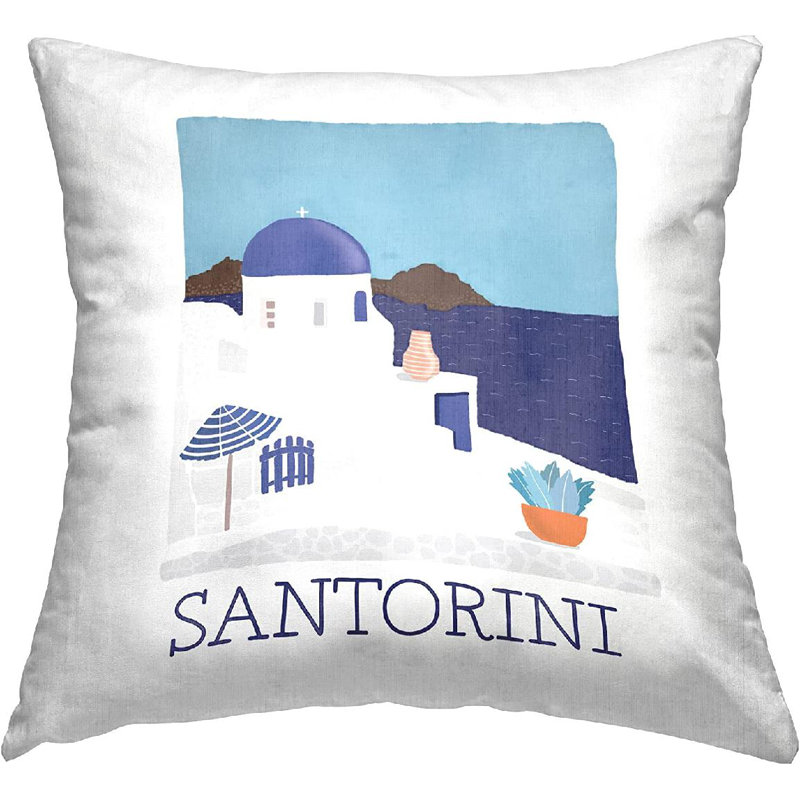 Polyester Throw Square Pillow Cover & Insert