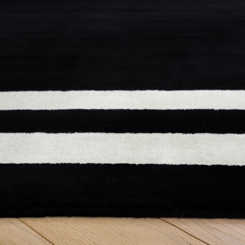 Ralph Lauren Fitzgerald Border Wool Geometric Rug, Rectangle 9' x 12'