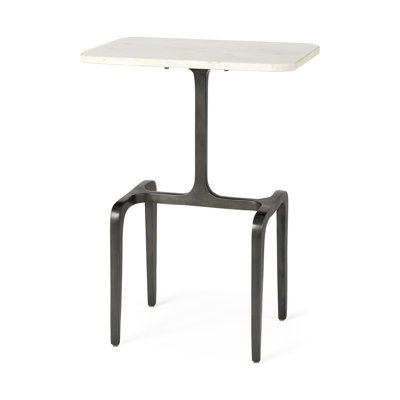 Marble Top End Table