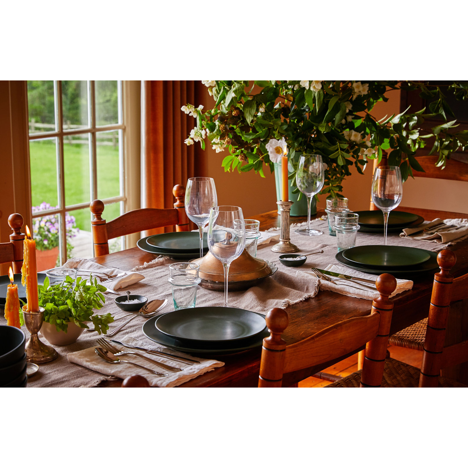 Ceramic Dinnerware Set, Balsam