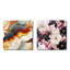 Haine - Ensemble de 2 collages abstraits carrés-101846135-101846131