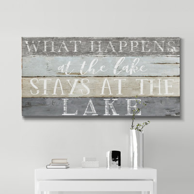" What Happens At The Lake "