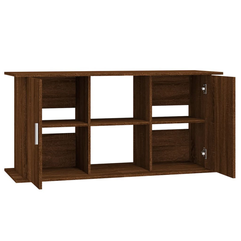 Support pour aquarium vidaXL, Chêne brun, H 22,8 po x l 47,6 po x P 16,1 po