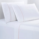 Laurel Sheet 350 Thread Count Embroidered Border Classic Chic Sheet Set