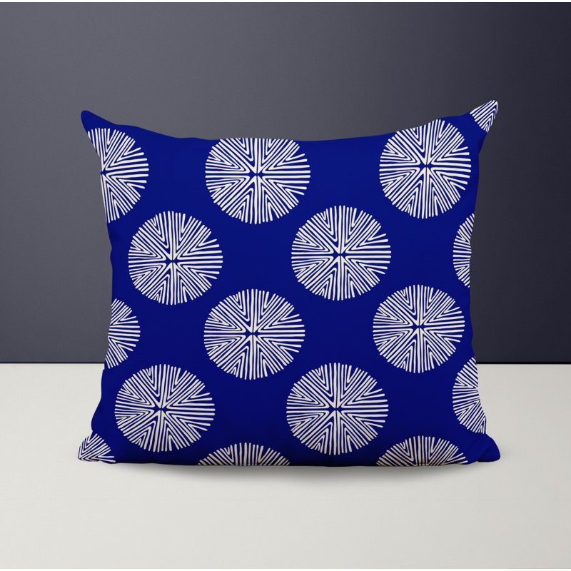 Housse et insert de coussin décoratif en polyester, L 17 po x H 17 po, Bleu marine
