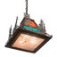 Luminaire suspendu unique à 3 lumières Janhvi