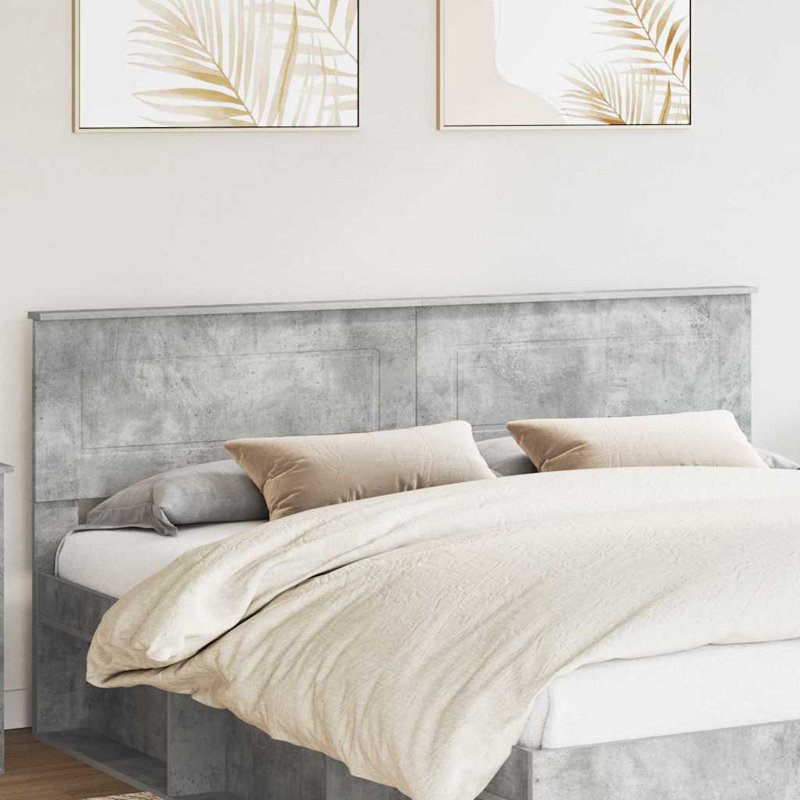 Headboard, California King, Concrete Grey
