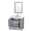 Sheffield 36" Freestanding Single Bathroom Vanity with Quartz Top with 24" Mirror-1676948682-1676971150-1676971152