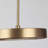 LED Pendant Light Brushed Brass Pendant Light Hallway Light Fixture