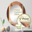 Kingsly - Miroir mural moderne ovale-74457386