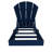 Vinnie 77.6" Long Outdoor All-Weather Poly Reclining Single Chaise-1257962956