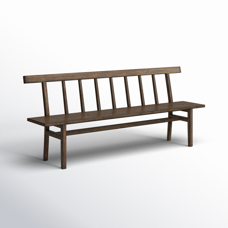 Analiese Solid Wood Bench - Thumbnail 5