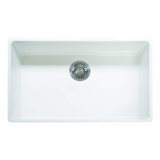 Modern & Contemporary White Rectangular Bathroom Sink