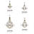 Middlefield Nine-Light Two Tier Candle-Style Chandelier