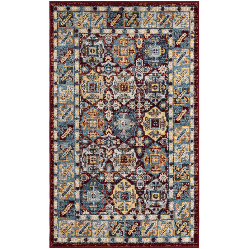 Taslin Rug, Rectangle 3'3'' x 5'3'', Multi