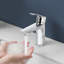 Chrome Single Handle Lavatory Basin Sink Faucet - Bathroom Sink Faucet Hot And Cold