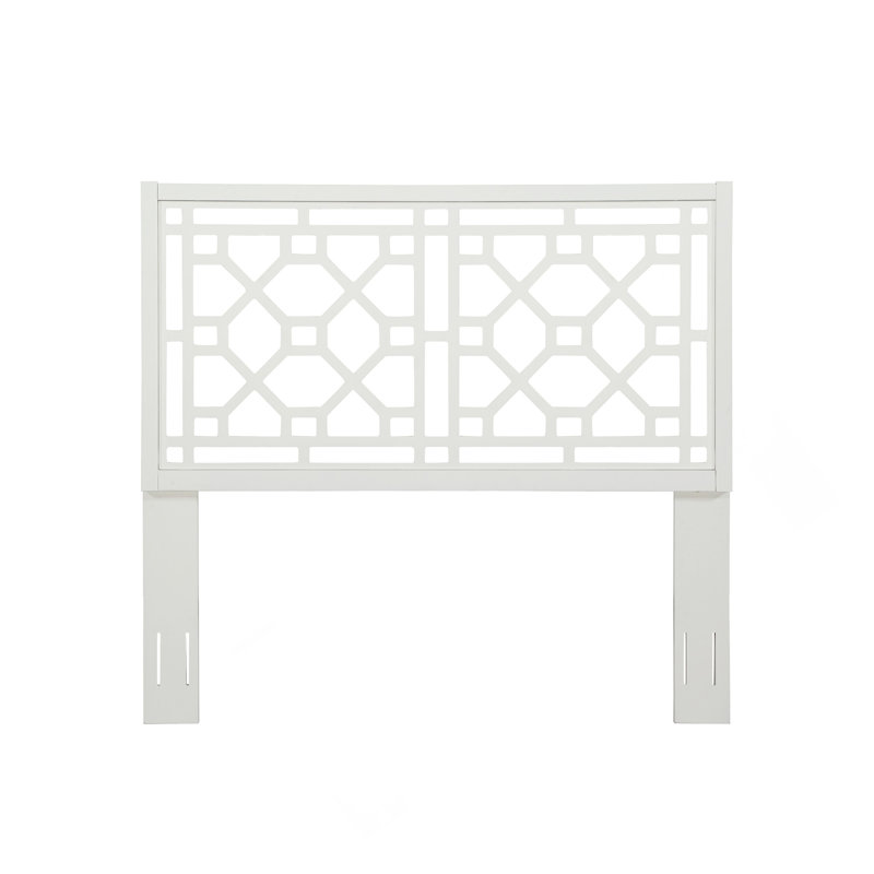 Tabor Chippendale White Headboard - Queen/Full, Queen