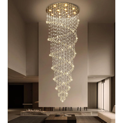 Drumard 12 - Light Dimmable Tiered Chandelier
