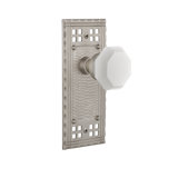 Craftsman Plate with Waldorf White Milk Knob