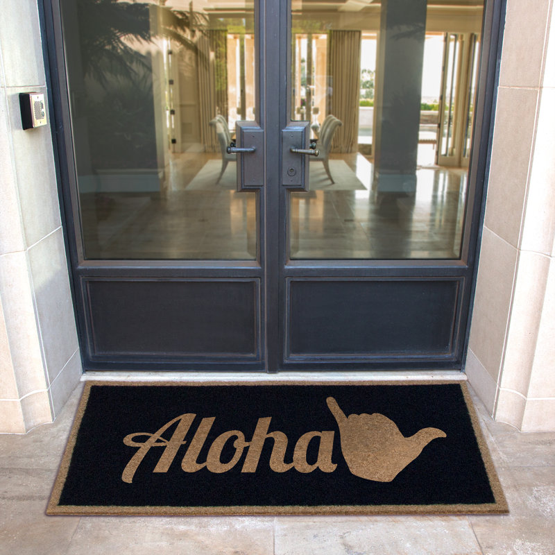 Tapis d'entrée antidérapant Stubbs 60 x 36, Noir, L 36 po x L 60 po