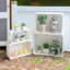 Ensemble de 4 grandes caisses de rangement décoratives en bois, caisses gigognes en bois blanchi, boîtes de rangement en bois de ferme faites à 100% de bois
