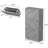 Modern Shoe Storage Cabinet With 3 Flip Drawers & Twill Louver Doors, Wood 3-Tier Shoe Rack Storage Organizer For Entryway, Hallway & Bedroom, Grey (22.4”L X 9.4”W X 42.3”H)