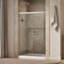 Revel Sliding Shower Door, 70-In H X 44-5/8 - 47-5/8-In W, With 1/4-In Thick Frosted Glass-1417461400-1398113025