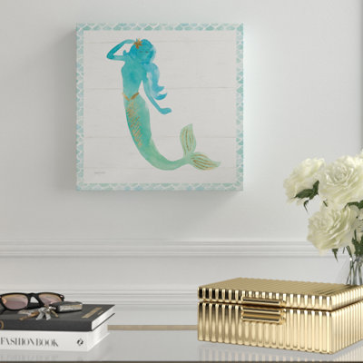 « sirène friends iv », impression sur toile tendue