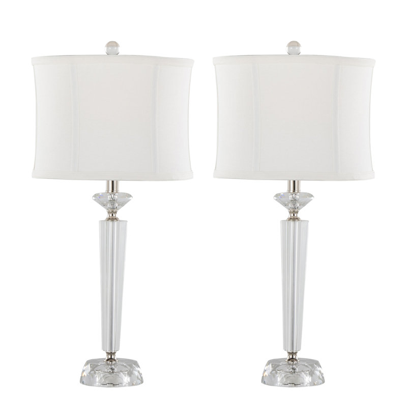 Lampe de table contemporaine en cristal - ensemble de 2