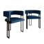 Chaise de salle à manger noire-791926861
