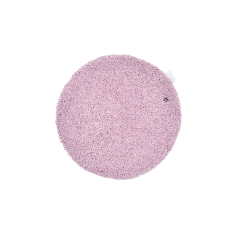 Circle Bath Rug, 90cm, Pink