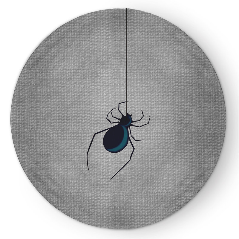 Guro Chenille Indoor Rug, Round 5'