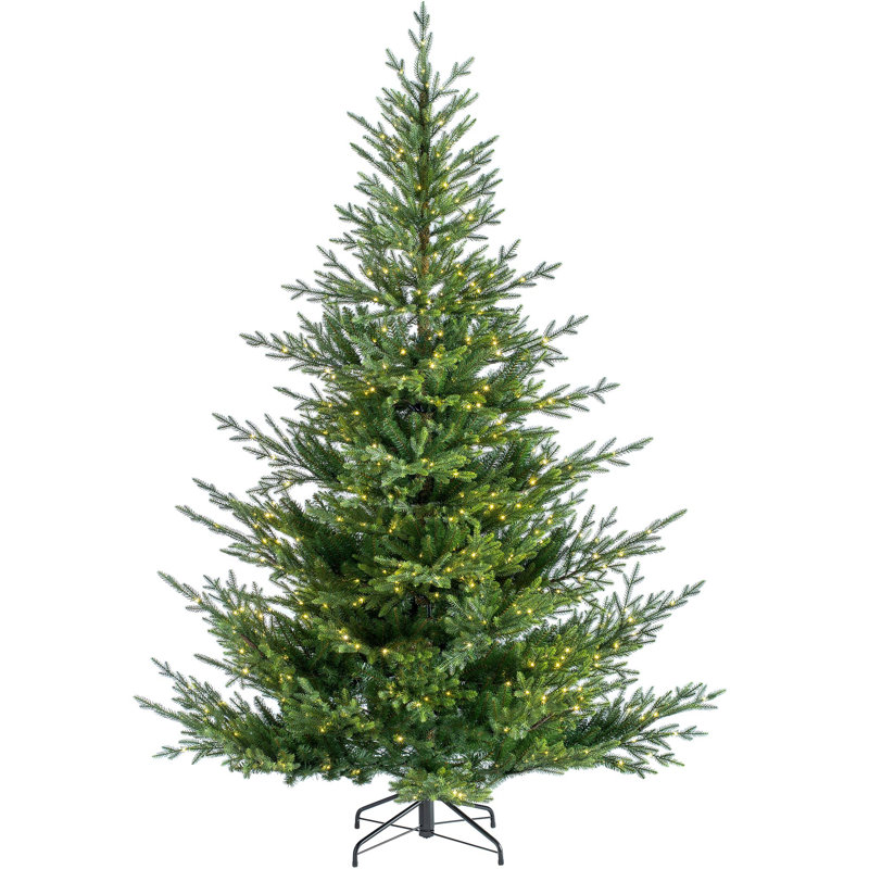 9' H Lighted Artificial Christmas Tree