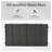150 Gallon Waterproof Metal Deck Box - Heavy Duty Steel Outdoor Storage Cabinet with Hydraulic Lift & Wheels for Patio, Backyard, and Poolside-125986098-125986100