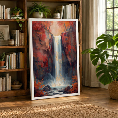 Canyon Cascade Rustic - Wrapped Canvas