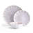 Mikasa Isla Pink 12-Piece Stoneware Dinnerware Set