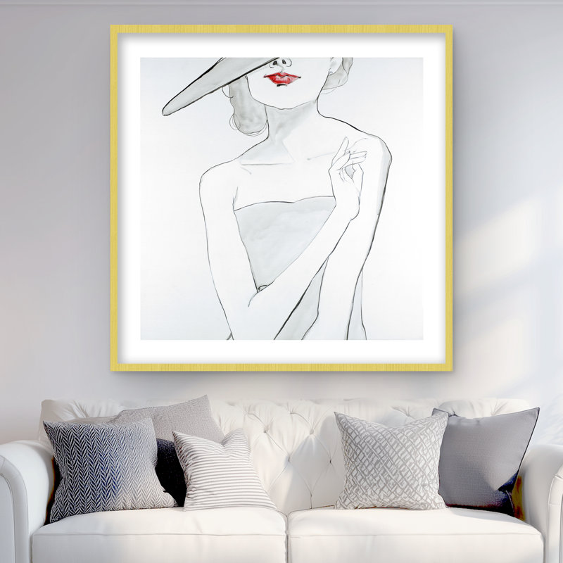«Woman with Hat - Fashion Bathroom», Doré