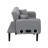 Folding Ottoman Sofa Bed With Stereo (Gray)