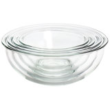 Martha Stewart 4 Piece Glass Nesting Bowl Set