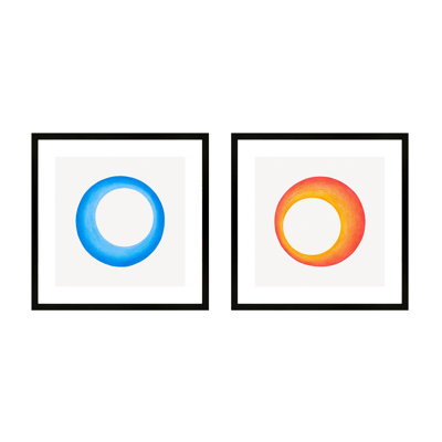 Torus. Set Of 2 By Katy Montica - Framed Wall Art