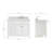 43 " W Freestanding Standard Free Standing 1 Single Vanity Bathroom Vanity With Carrara Marble Top-85364419