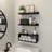 Floating Shelves, 3 Pcs, Black