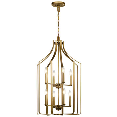 8 - Light Dimmable Geometric Chandelier